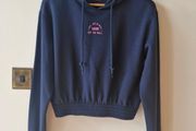 Vans cropped navy hoodie