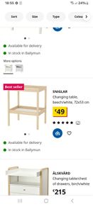 FREE changing table IKEA