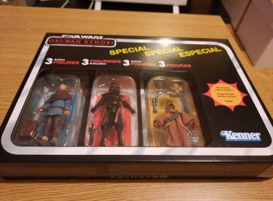 Star Wars Vintage Collection: Obi-Wan Kenobi 3-Pack 3.75'' Exclusive