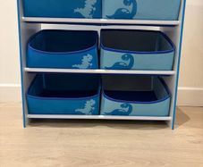 Kids Dinosaur Toy Storage Unit  6 Removable shelves
