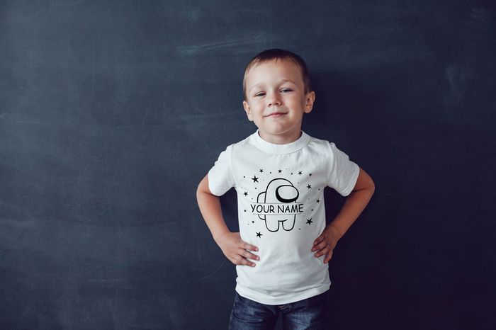 Personalised Among Us  t-shirt for adults and kids