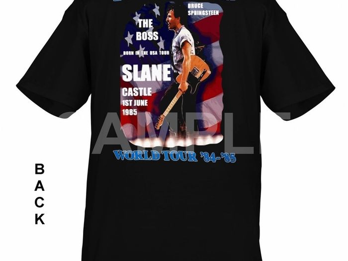 Bruce Springsteen Tee Shirt Slane Castle 1985