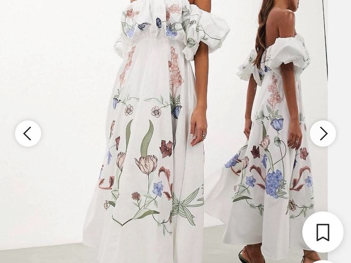 asos design embroidery dress