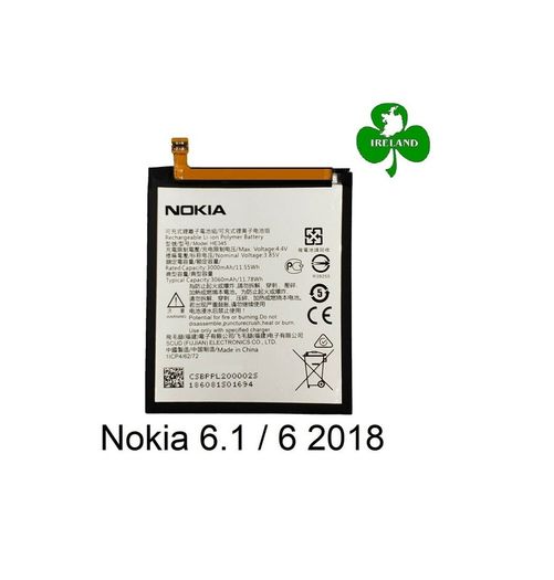 For Nokia 6.1 /Nokia 6 2018 Internal Battery HE345 Replacement 3000mAh 3.85V New