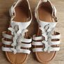 New Beautiful H&M Suede & Leather Butterfly Sandals UK 10 Image 7