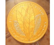 France 250 Euro Gold (.999) Brilliant Uncirculated Coin 2021 - The Laurel - Natures de France
