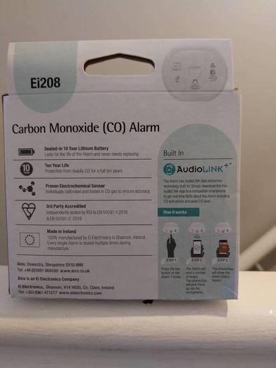 carbon monoxide alarm