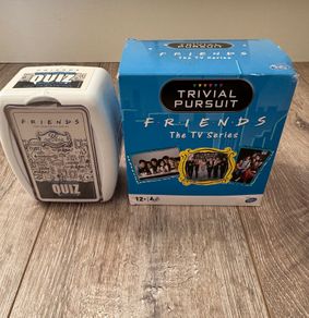 Friends Top Trumps and Trivial Pursuit Card Games