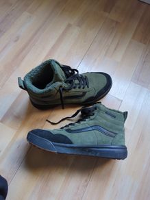 Winter Khaki Green Vans Boots
