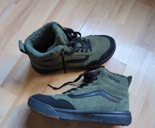 Winter Khaki Green Vans Boots