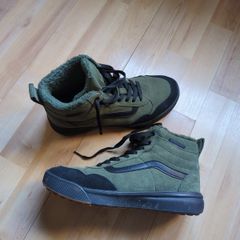 Winter Khaki Green Vans Boots