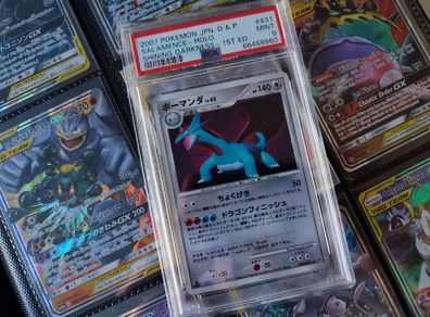 Salamence ! First Edition ! PSA 9 ! Mint ! from Shining Darkness Set ! 2007 ! Japanese Pokemon Card ! Graded !