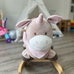 Wooden Baby Rocking Animal Unicorn