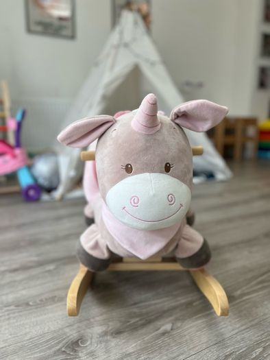Wooden Baby Rocking Animal Unicorn