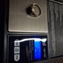 Vintage 9ct gold hematite signet  ring Image 7
