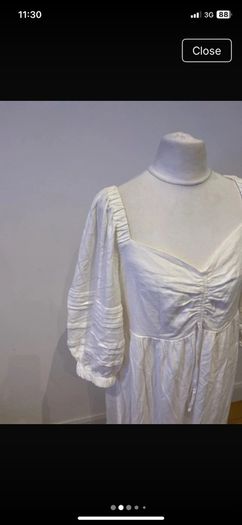 Cream Suncoo dress size 14 beautiful quality