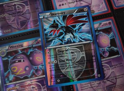 Skarmory ! Reverse Holo Rare ! Plasma Storm ! 2012 ! Pokemon Card !