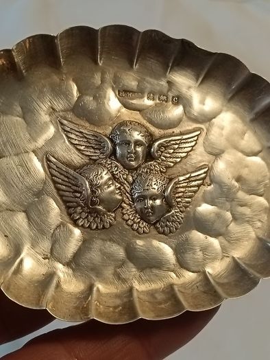 Reynolds Angels 1902 Sterling Silver Dish