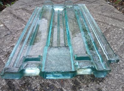 Glass roof tiled