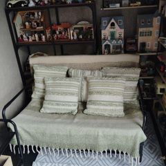 Cushions and throw