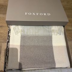 Foxford wool blanket, new in box and unused
