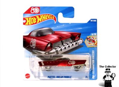 Hot Wheels Dream Mobile 80th Anniversary Edition Diecast Car Brand New Sealed