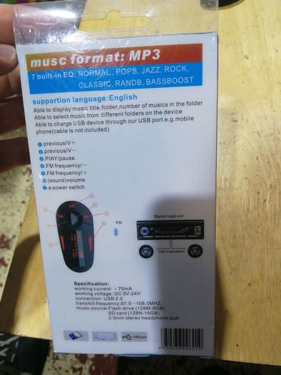 Wireless Car FM Transmitter