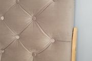 Velvet headboard