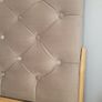 Single bed with cushioned headboard Image 4