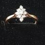 18ct gold diamond cluster ring Image 5
