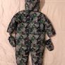 Waterproof Warm Fleece lined hooded Pram, Snow Suit & Mitten Image 7