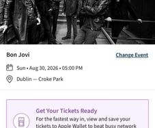 Bon Jovi Premium Tickets