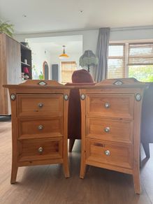 Vintage bedside table