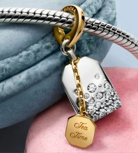 Pandora Bridgerton Tea Bag Dangle Charm