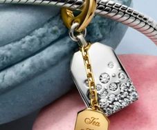 Pandora Bridgerton Tea Bag Dangle Charm