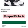 Premium Nike Zoom 2k Black White Image 5