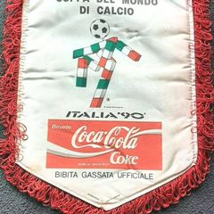 Coca Cola Italia 1990 Pennant Rare