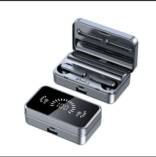 Bluetooth 5.1 Wireless Earbuds with ENC Noise Reduction & LED Display