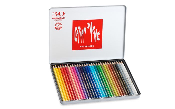 Caran dAche Prismalo Colour Pencils (30 in a Metal Box)