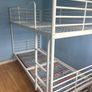 white metal bunk bed frame Image 3