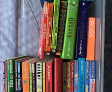 30 childrens reading books age 7-12, horrible histories etc
