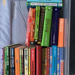 30 childrens reading books age 7-12, horrible histories etc