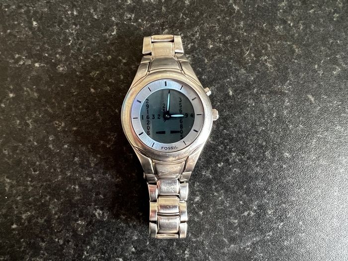 Fossil JR8622 Unisex Stainless Steel Analog Silver Dial Quartz Watch Ff50
