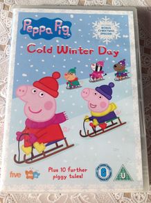 Peppa Pig.  DVD.  Cold Winter Day.