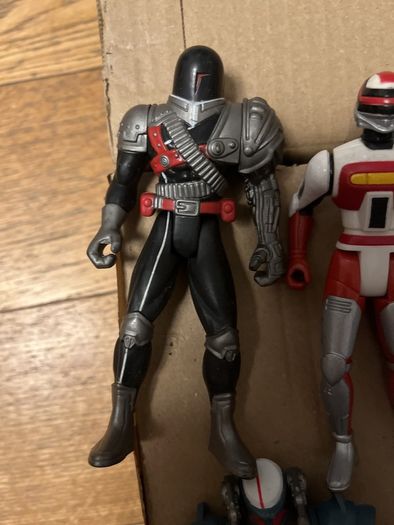 Vintage VR Troopers Figure Lot 1994 Kenner Saban - Ryan Steele, JB, Kaitlin, Tankotron, Dark Heart, Skug