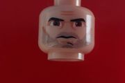 Lego Star Wars - head piece of Clone Trooper Captain Rex 501st Legion - Phase 1 and Phase 2