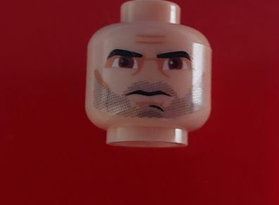Lego Star Wars - head piece of Clone Trooper Captain Rex 501st Legion - Phase 1 and Phase 2