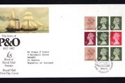 1987 Great Britain The Story of P&amp;O 1837-1987 Stamp Booklet Pane Royal Mail First Day Cover (FDC)