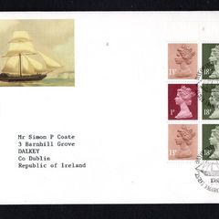 1987 Great Britain The Story of P&O 1837-1987 Stamp Booklet Pane Royal Mail First Day Cover (FDC)