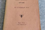 Irish History 1477 to 1603 by M O Dubhghaill 1970 in good condition with some signs of wear on the cover 136 pages FREE STANDARD POSTAGE INCLUDED
